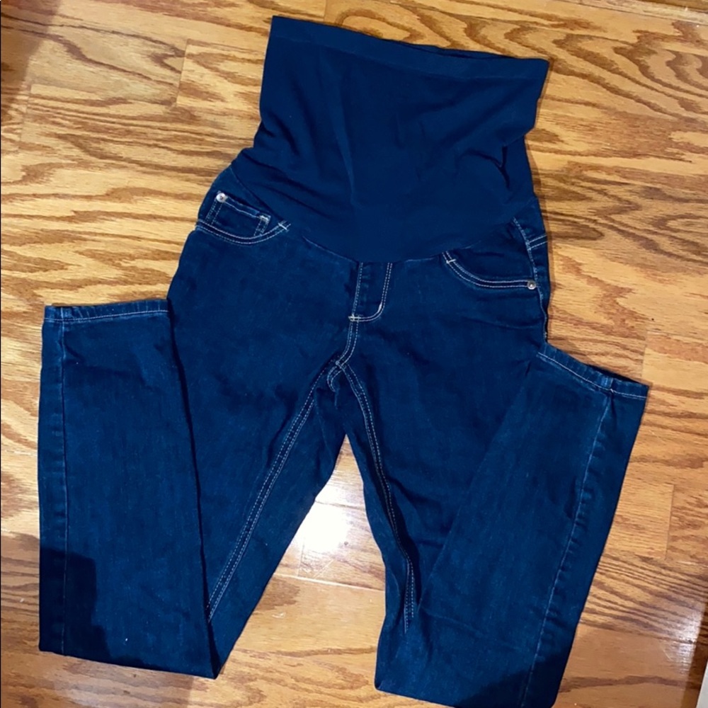 Maternity Dark Denim Jeans